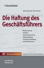 Die Haftung des Geschäftsführers