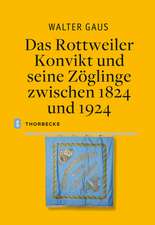 Das Rottweiler Konvikt Und Seine Zoglinge Zwischen 1824 Und 1924