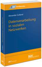 Datenverarbeitung in sozialen Netzwerken