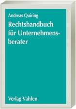 Rechtshandbuch für Unternehmensberater