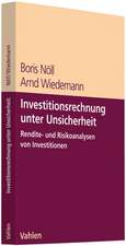 Investitionsrechnung unter Unsicherheit