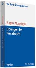 Übungen im Privatrecht