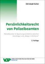 Persönlichkeitsrecht von Polizeibeamten