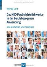 Das NEO-Persönlichkeitsinventar in der berufsbezogenen Anwendung