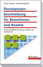 Dienstpostenbeschreibung für Beamtinnen/Beamte