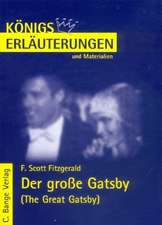 Der große Gatsby. Erläuterungen und Materialien