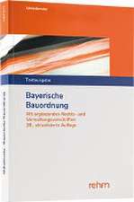 Bayerische Bauordnung Textausgabe