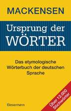 Ursprung der Wörter