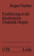 Einführung in die Idealistische Dialektik Hegels: Lehr-/Lerntext