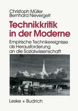 Technikkritik in der Moderne