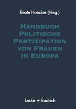 Handbuch Politische Partizipation von Frauen in Europa