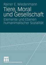 Tiere, Moral und Gesellschaft