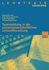 Typenbildung in der sozialwissenschaftlichen Umweltforschung