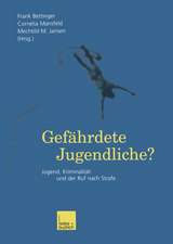 Gefährdete Jugendliche?: Jugend, Kriminalität und der Ruf nach Strafe