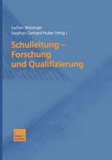 Schulleitung — Forschung und Qualifizierung