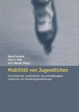 Mobilität von Jugendlichen: Psychologische, soziologische und umweltbezogene Ergebnisse und Gestaltungsempfehlungen