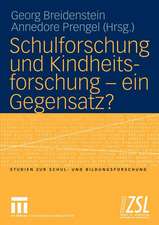 Schulforschung und Kindheitsforschung — ein Gegensatz?