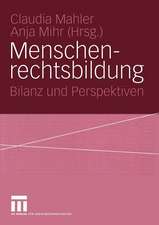 Menschenrechtsbildung: Bilanz und Perspektiven