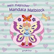 Mein magischer Mandala Malblock (Blumenelfe)