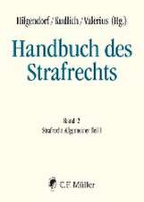 Handbuch des Strafrechts Band 2: Strafrecht Allgemeiner Teil I