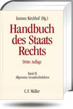 Handbuch des Staatsrechts Band IX