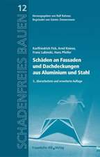 Schäden an Fassaden und Dachdeckungen aus Aluminium und Stahl