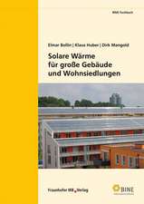 Solare Wärme für große Gebäude und Wohnsiedlungen