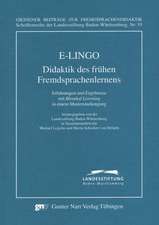 E-LINGO: Didaktik des frühen Fremdsprachenlernens