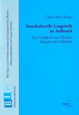 Interkulturelle Linguistik im Aufbruch