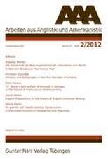 AAA - Arbeiten aus Anglistik und Amerikanistik 2012 Heft 2