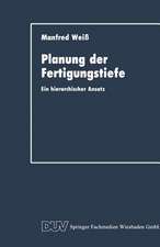 Planung der Fertigungstiefe: Ein hierarchischer Ansatz