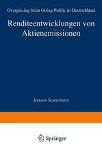 Renditeentwicklungen von Aktienemissionen