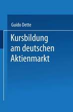 Kursbildung am deutschen Aktienmarkt