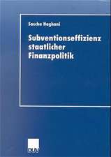 Subventionseffizienz staatlicher Finanzpolitik