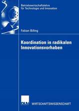 Koordination in radikalen Innovationsvorhaben