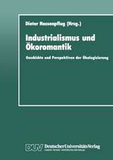 Industrialismus und Ökoromantik: Geschichte und Perspektiven der Ökologisierung