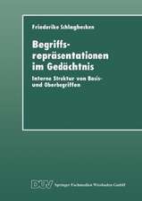 Begriffsrepräsentationen im Gedächtnis: Interne Struktur von Basis- und Oberbegriffen