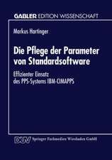 Die Pflege der Parameter von Standardsoftware: Effizienter Einsatz des PPS-Systems IBM-CIMAPPS