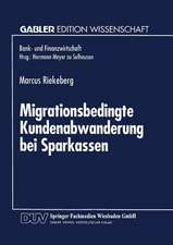 Migrationsbedingte Kundenabwanderung bei Sparkassen