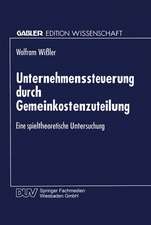 Unternehmenssteuerung durch Gemeinkostenzuteilung