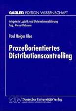 Prozeßorientiertes Distributionscontrolling