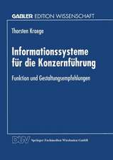 Informationssysteme für die Konzernführung: Funktion und Gestaltungsempfehlungen