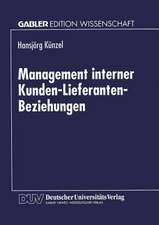 Management interner Kunden-Lieferanten-Beziehungen