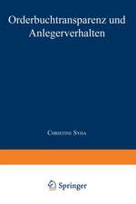 Orderbuchtransparenz und Anlegerverhalten