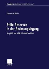 Stille Reserven in der Rechnungslegung: Vergleich von HGB, US-GAAP und IAS