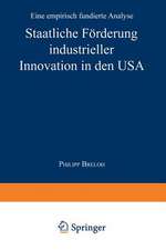 Staatliche Förderung industrieller Innovation in den USA: Eine empirisch fundierte Analyse