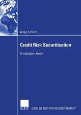 Credit Risk Securitisation: A valuation study