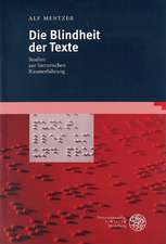 Die Blindheit der Texte