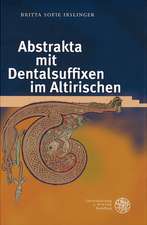 Abstrakta Mit Dentalsuffixen Im Altirischen