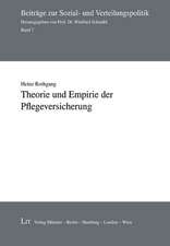 Theorie und Empirie der Pflegeversicherung